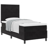 Boxspring Bed met Matras Zwart 80x200 cm Velvet