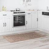 Shaggy Tapijt met Latex Achterkant Bruin 80x150 cm