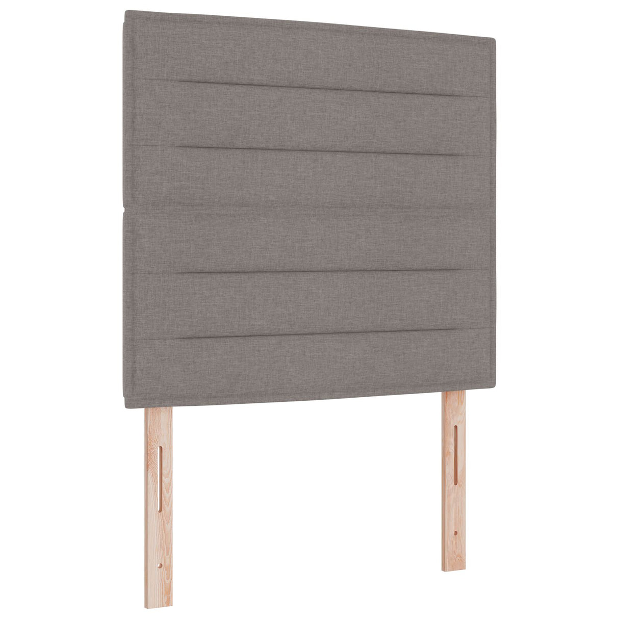 Hoofdbord Taupe Stof 80 cm Rechthoekig Modern Gevoerd