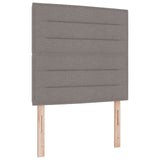 Hoofdbord Taupe Stof 80 cm Rechthoekig Modern Gevoerd