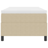 Boxspringbed met Matras Lichtgroen Grijs Eenpersoons Corduroy Stof