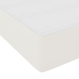 Boxspringbed met Matras Crème Klein Dubbel Corduroy Stof