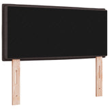 LED Hoofdbord Lijnen Ontwerp Donker Bruin 80 cm Stof