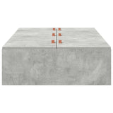 Bedframe Beton grijs Hout Duurzaam Opslagbedframe Rechthoekig