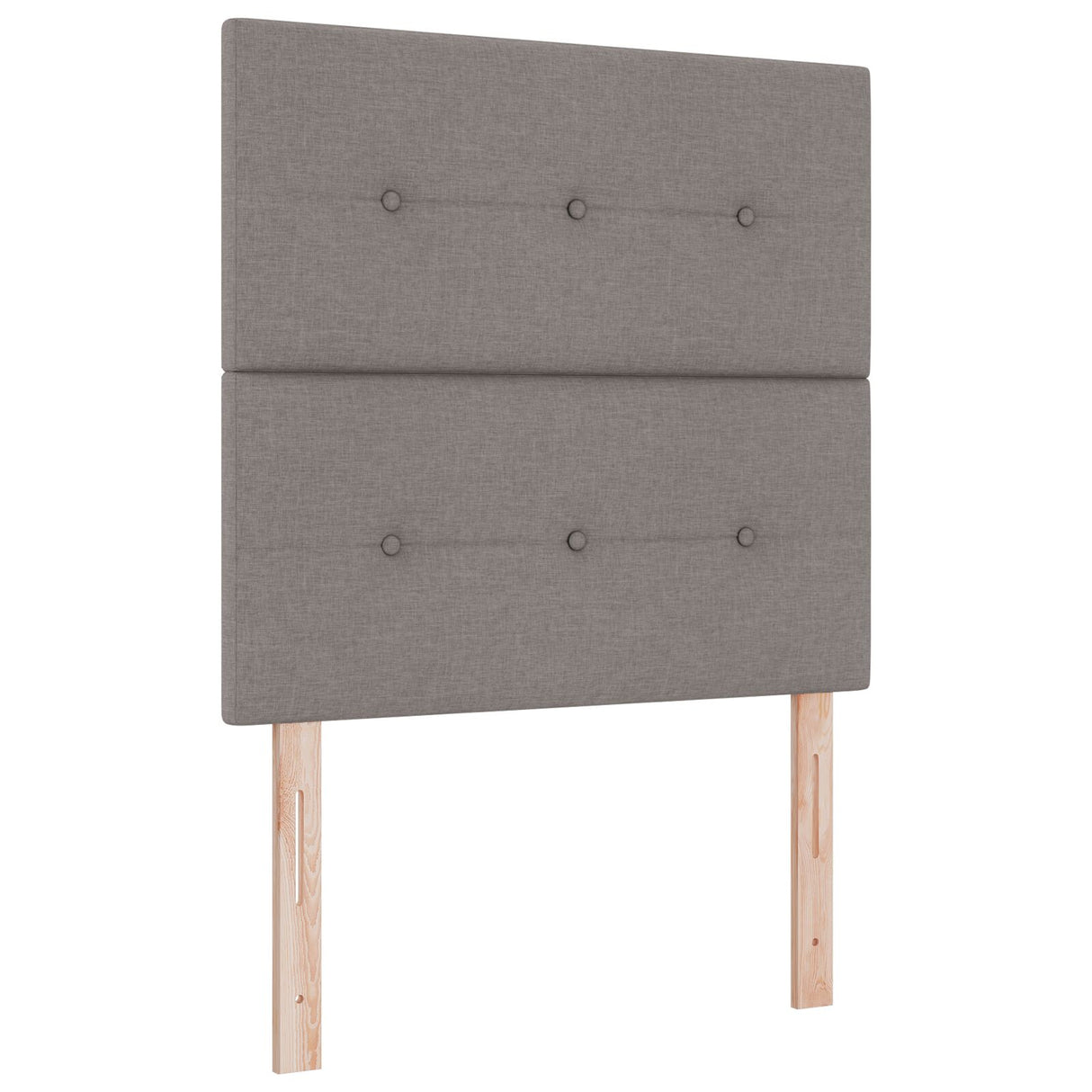 Boxspringbed met Matras & Bank Taupe 90x190 cm Stof