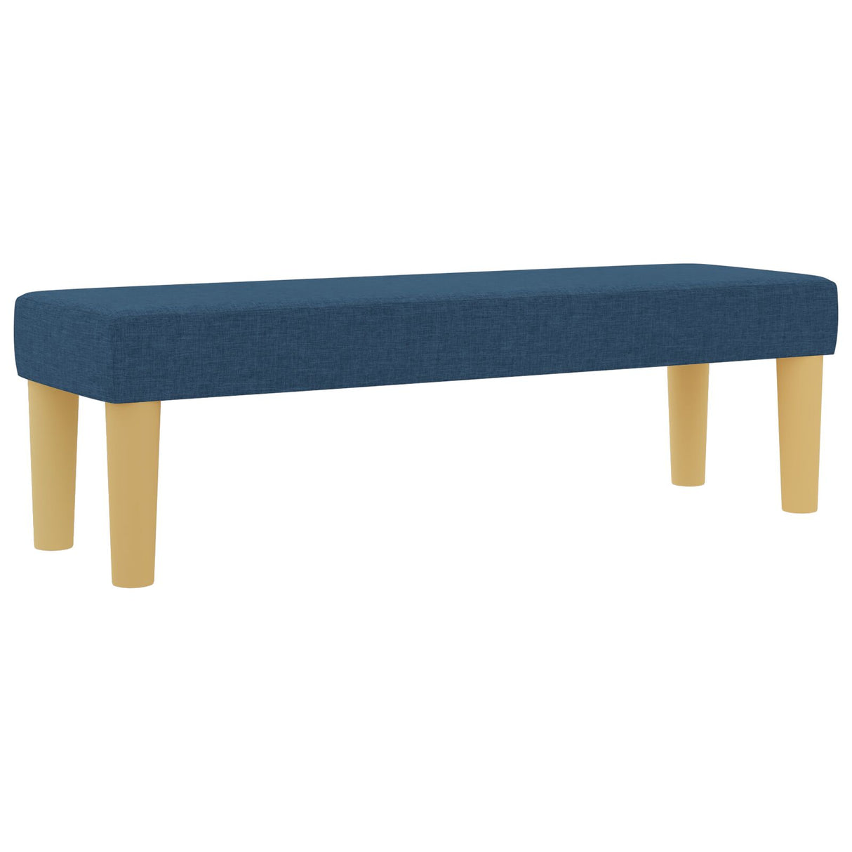 Boxspring Bed met Matras & Bank Blauw 120x190 cm Stof