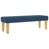 Boxspring Bed met Matras & Bank Blauw 120x190 cm Stof