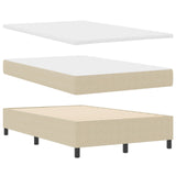 Boxspringbed met Matras Lichtgroen Grijs Klein Dubbel Corduroy Stof