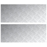 Aluminium Checker Platen 2 stuks Antislip 100x40 cm