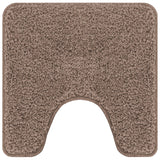 2 delige badmatset Bruin Polypropyleen Antislip