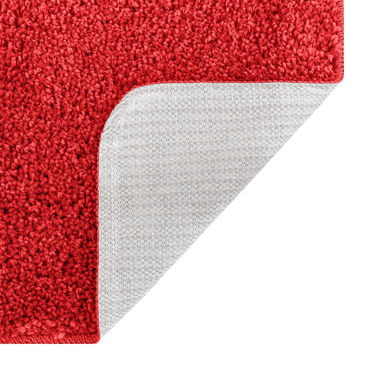 2 Delige Badmat Set Rood Polypropeen Antislip
