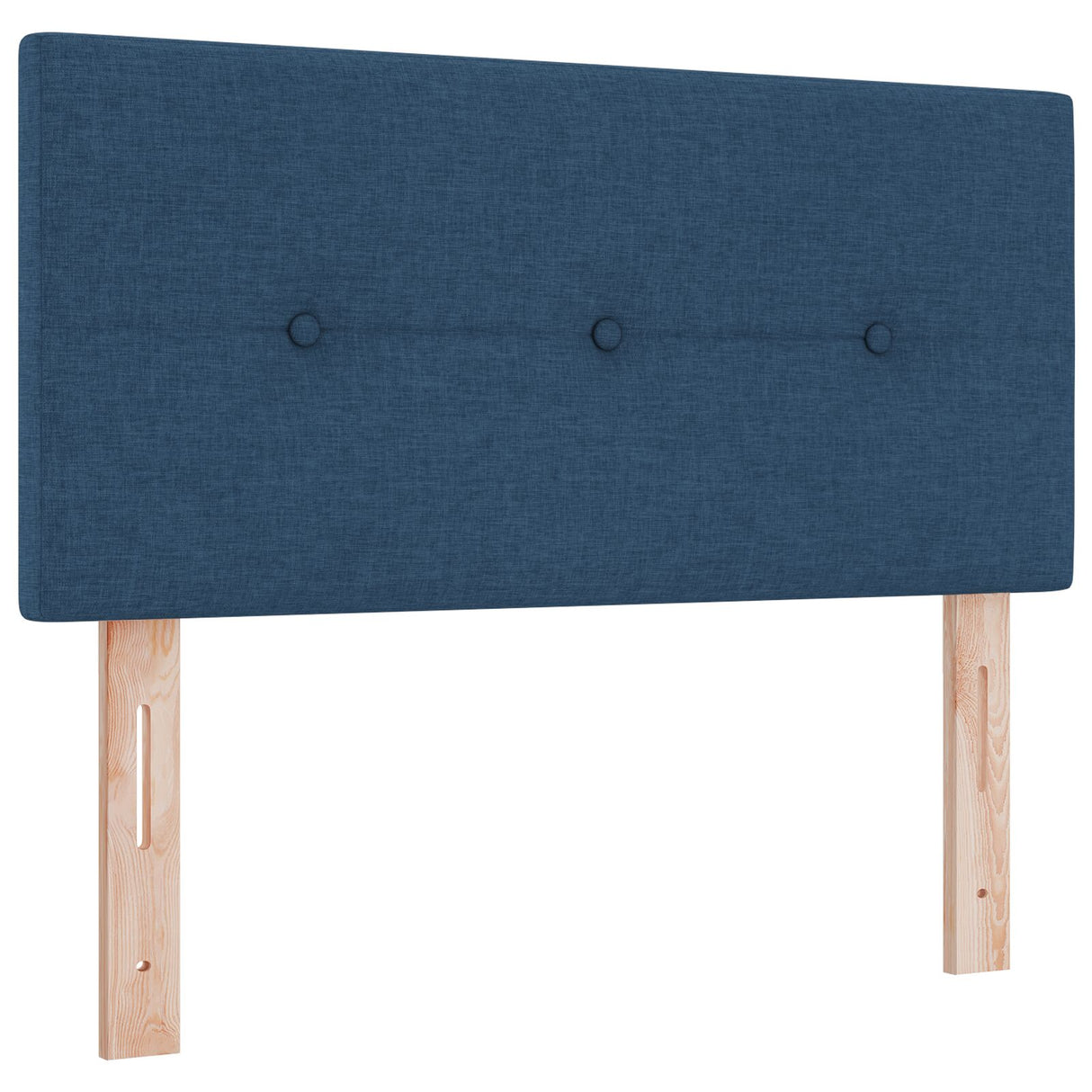 Boxspringbed met matras Blauw 90x190 cm Stof