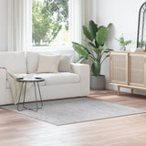 Shaggy Vloerkleed met Latex Achterkant Grijs 160x160 cm