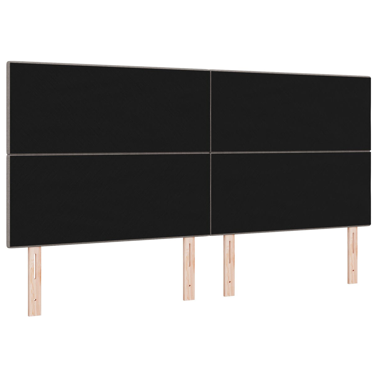 Hoofdbord Knop-Gestoffeerd Taupe 200 cm Stof