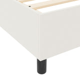 Boxspringbed met Matras Crème Klein Dubbel Corduroy Stof