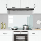 Keuken Achterwand Wit 110x60x0,6 cm Gehard Glas