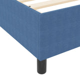 Boxspringbed met matras Blauw Corduroy stof 90 x 190 cm