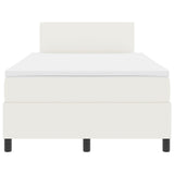 Boxspringbed met Matras Crème Klein Dubbel Corduroy Stof