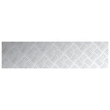 Aluminium Dambord Platen 2 stuks Antislip 100x25 cm