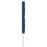 LED Hoofdbord Lijnen Ontwerp Blauw 72 cm Stof