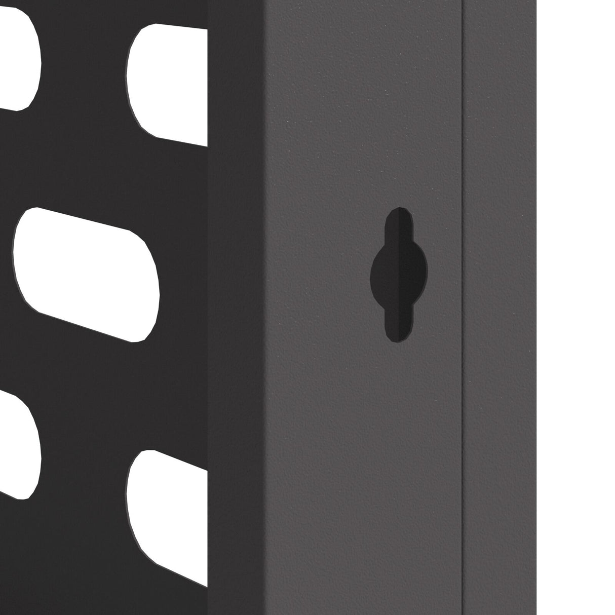 Aircohoes Zwart 90x40x60 cm Staal
