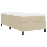 Boxspringbed met Matras Lichtgroen Grijs Eenpersoons Corduroy Stof