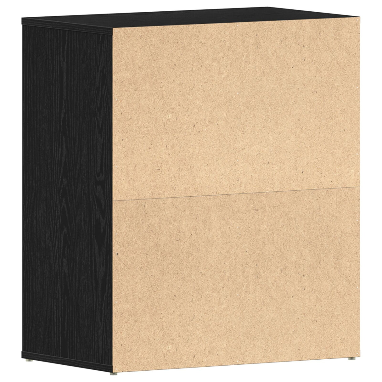 Schoenenkast Zwart Eiken 60x35x70 cm Bewerkt Hout