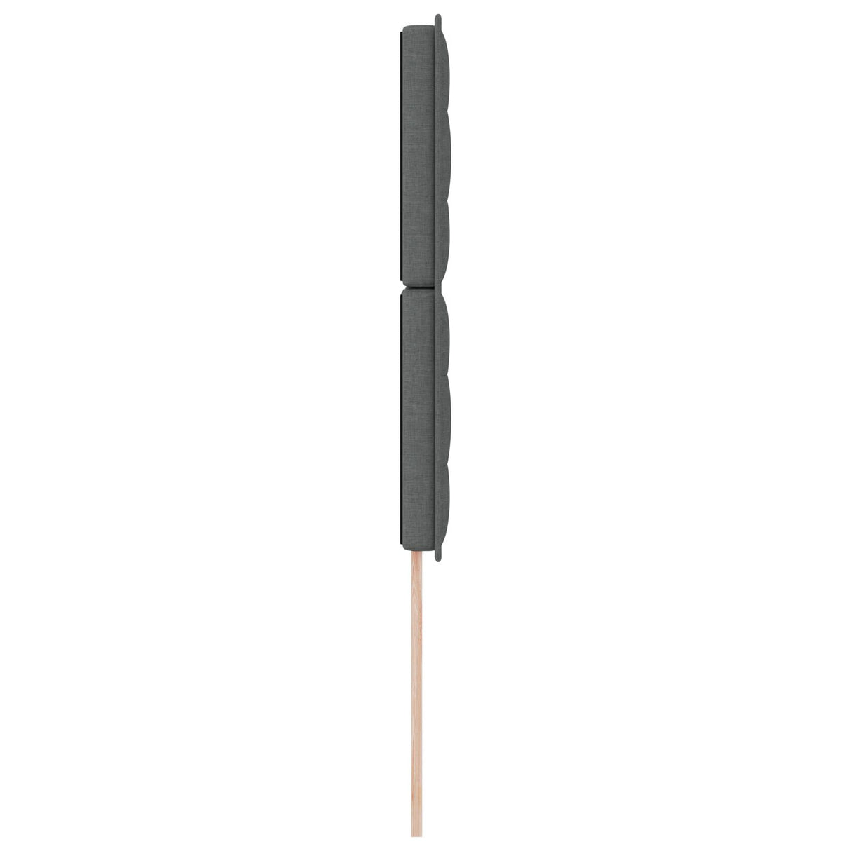 Hoofdbord Donkergrijs Stof 90 cm Rechthoekig Modern