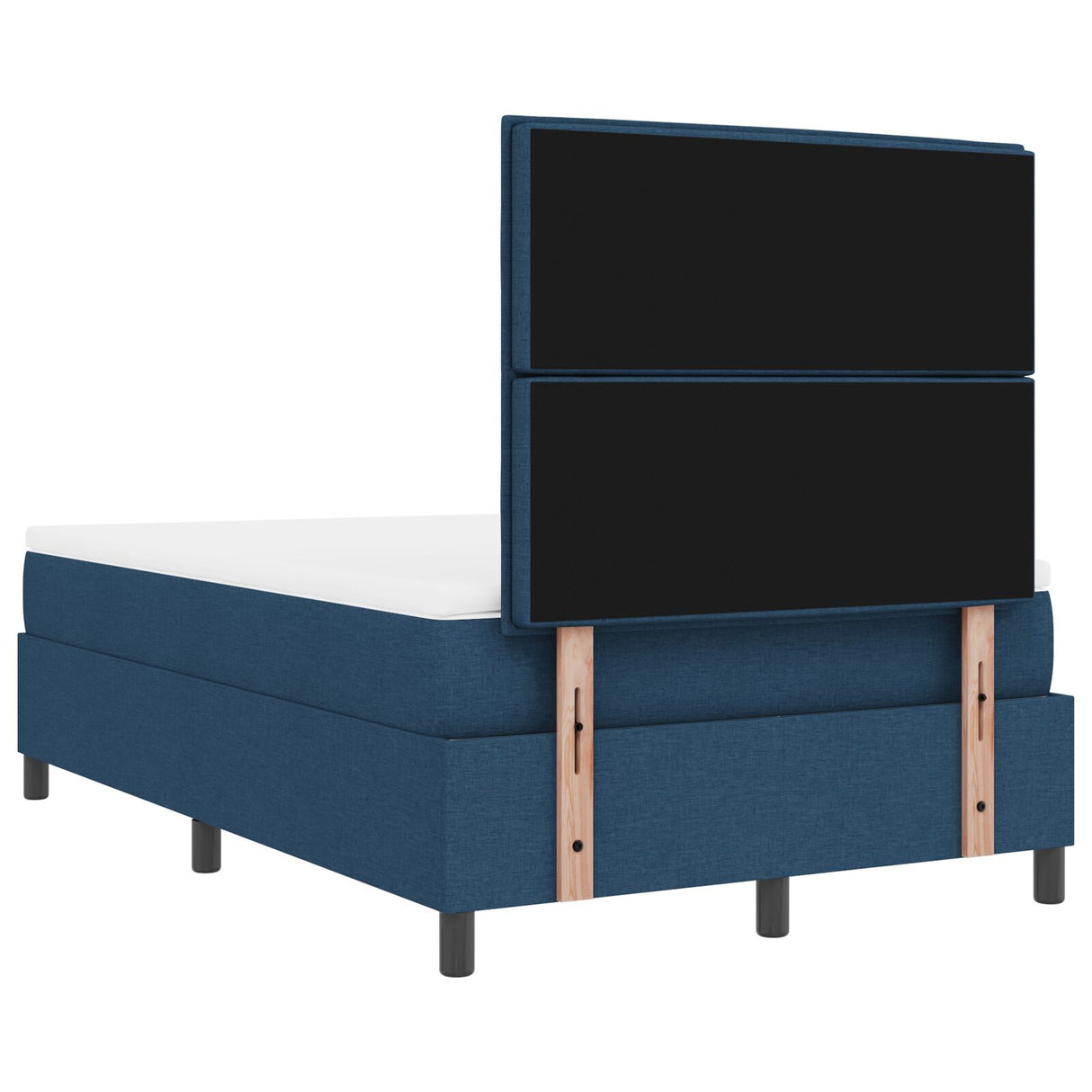Boxspringbed met matras & LED blauw 120x190 cm Stof