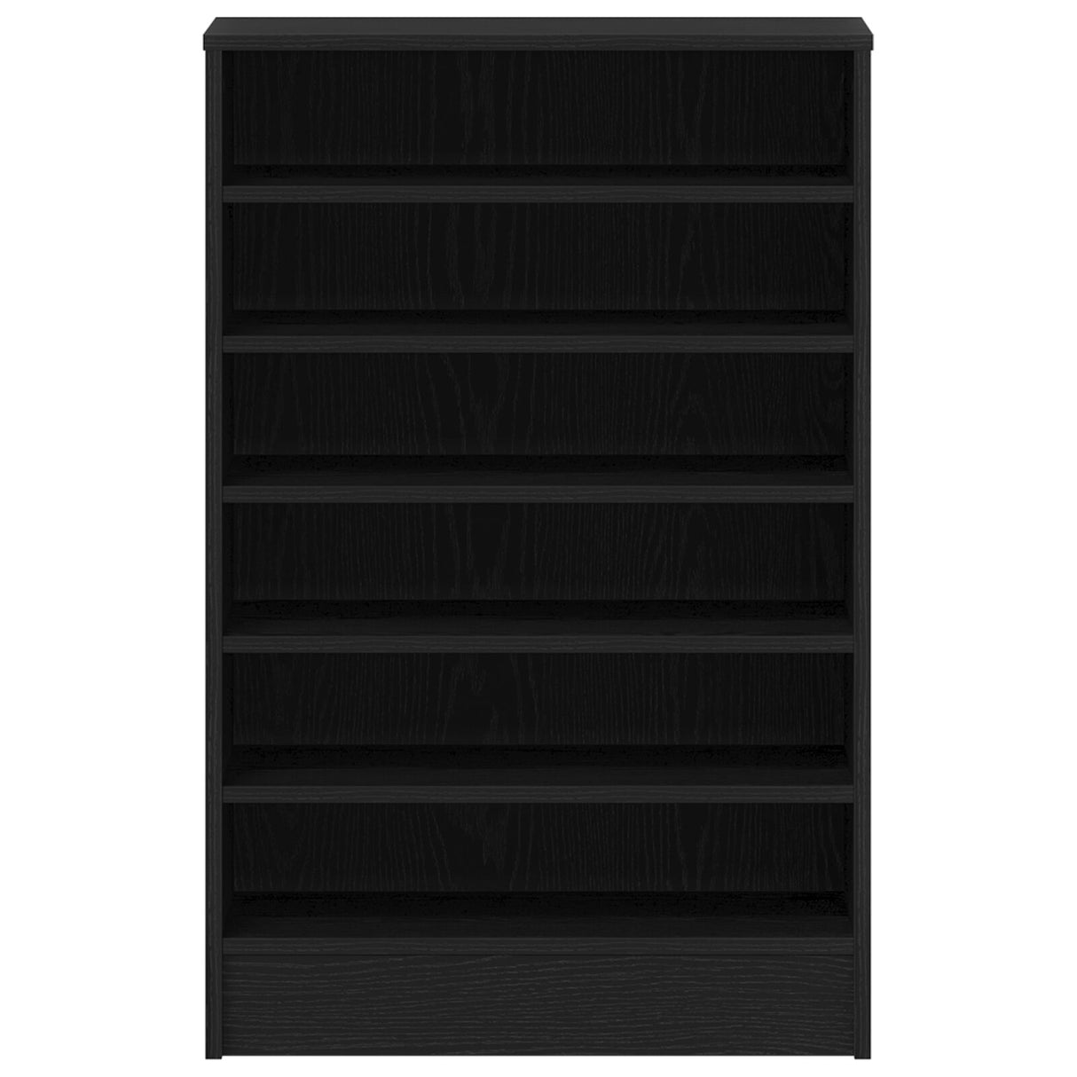 Schoenenkast Zwart Eik 60x35x92 cm Gelaagd Hout