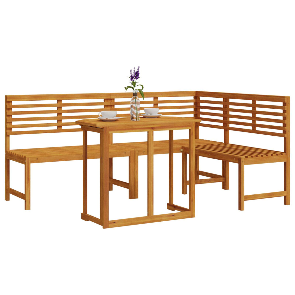 3-delige Tuin Bistro Set van Massief Acaciahout
