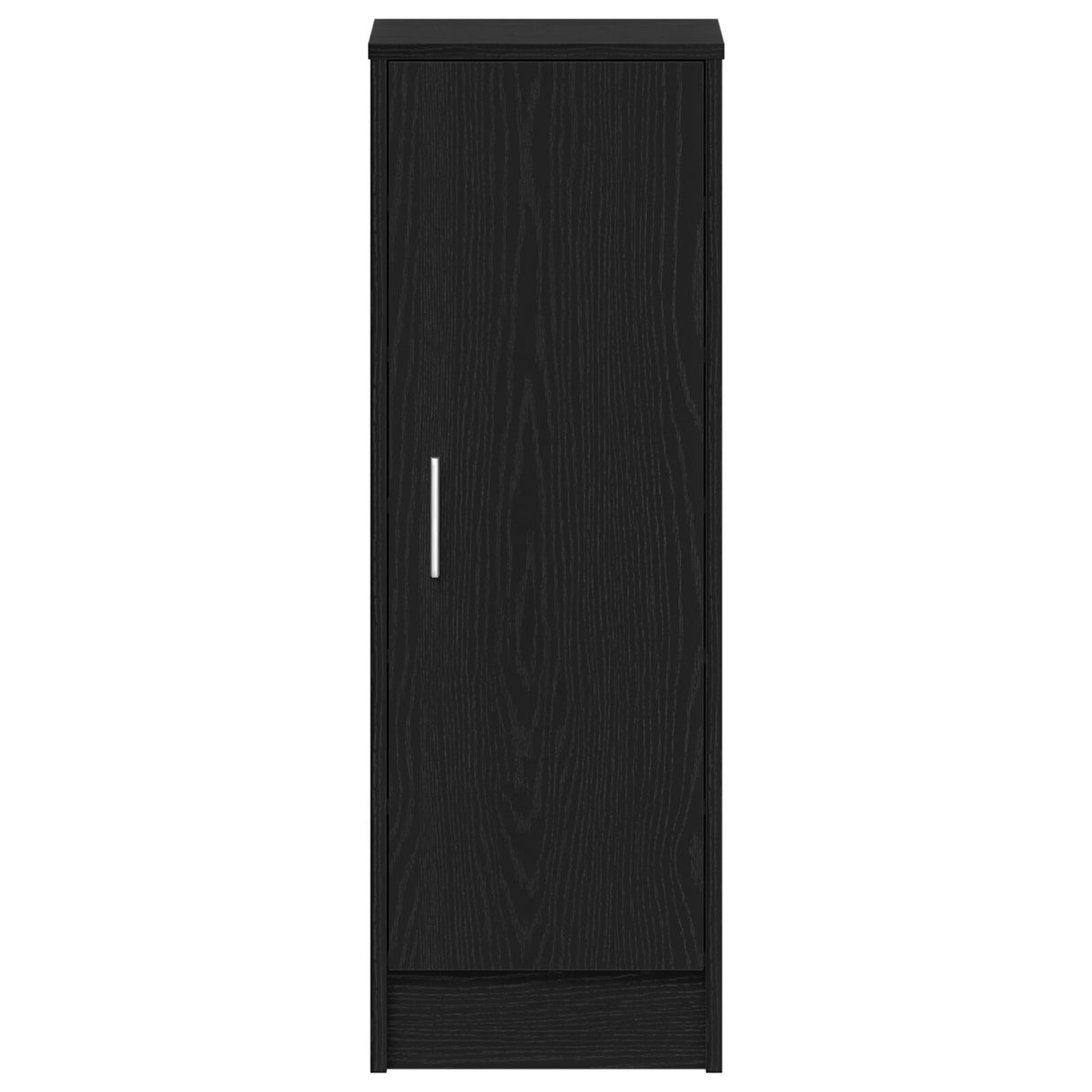 Schoenenkast Zwart Eiken 32x35x92 cm Bewerkt Hout