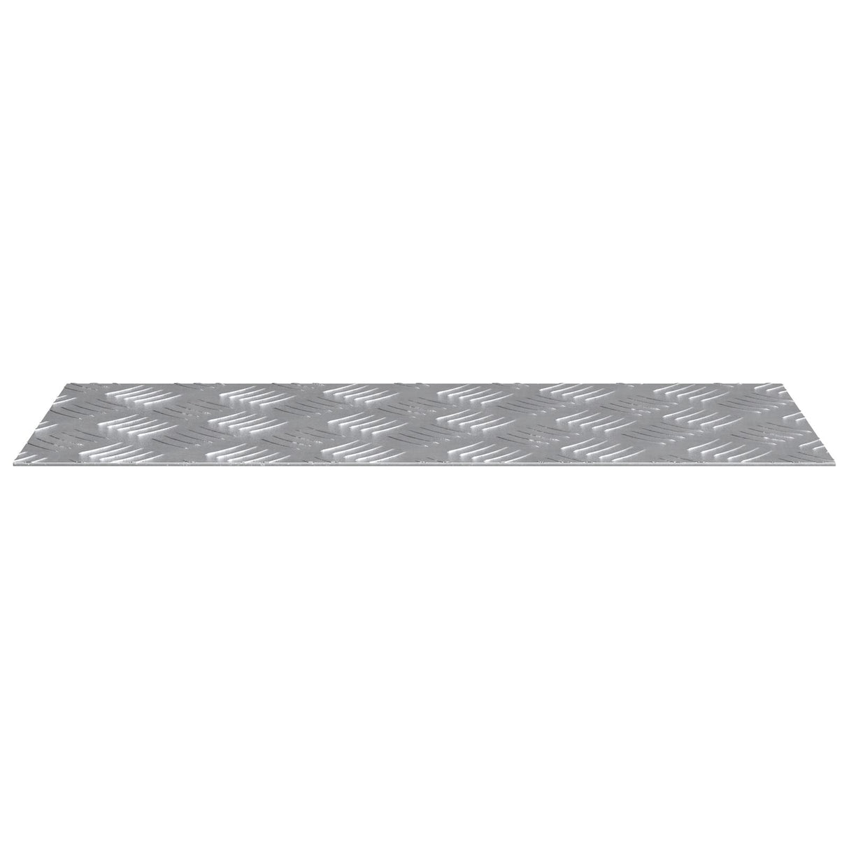 Aluminium Checkerpunt 4 stuks Antislip 50x20 cm