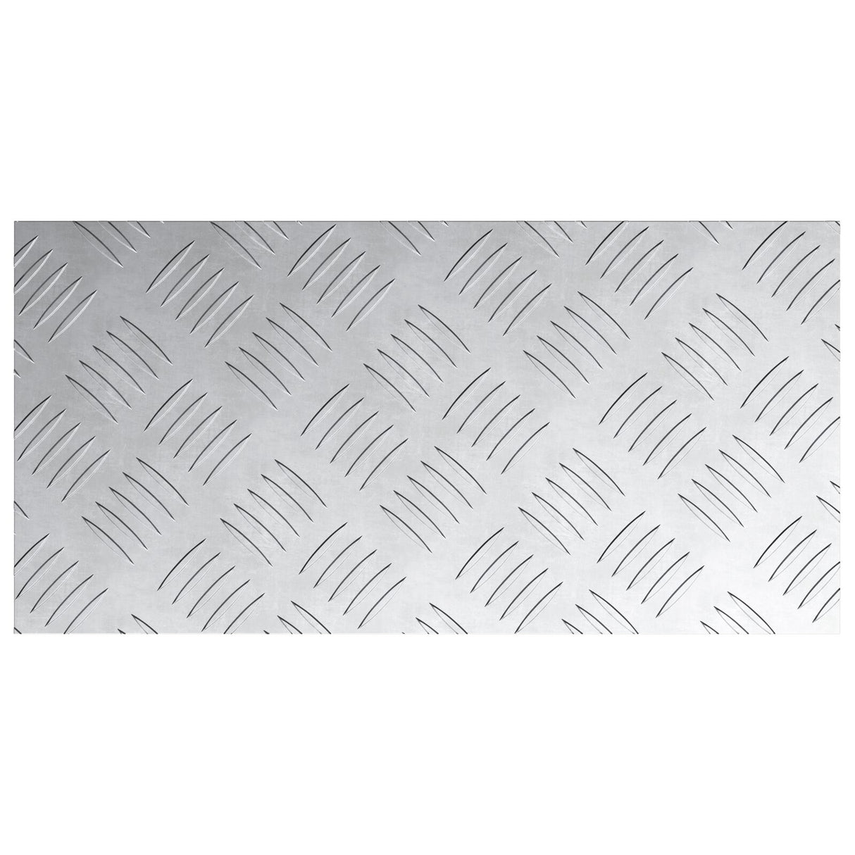 Aluminium Checker Platen 4 stuks Antislip 40x20 cm