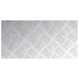 Aluminium Checker Platen 4 stuks Antislip 40x20 cm
