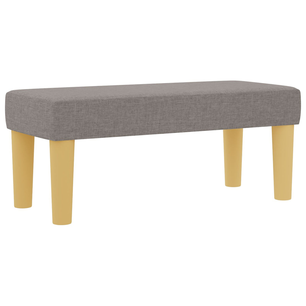 Boxspringbed met Matras & Bank Taupe 80x200 cm Stof