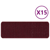 Trapmatten met Latex Achterkant Bordeaux 25x60 cm