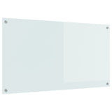 Keuken Achterwand Wit 110x60x0,6 cm Gehard Glas