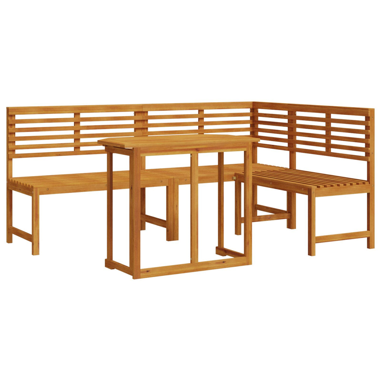 3-delige Tuin Bistro Set van Massief Acaciahout