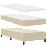 boxspringbed met matras & LED licht Groen Grijs 80x200 cm Corduroy stof