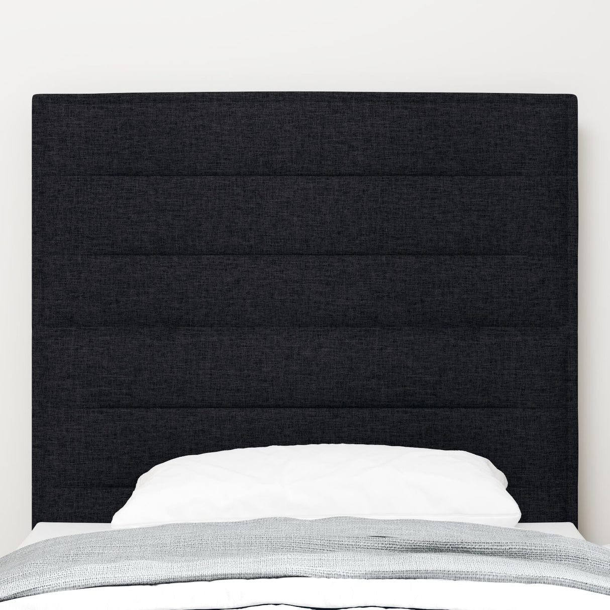 Hoofdbord Zwart Stof 80 cm Hoofdbord Rechthoekig Modern