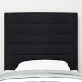 Hoofdbord Zwart Stof 80 cm Hoofdbord Rechthoekig Modern
