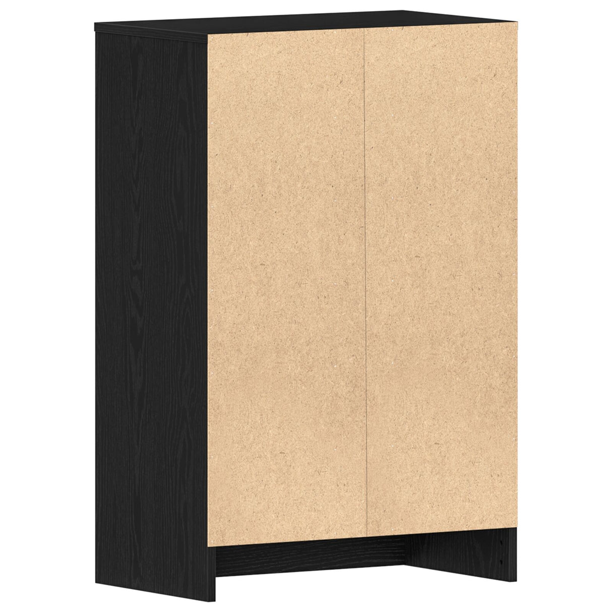 Schoenenkast Zwart Eik 60x35x92 cm Gelaagd Hout