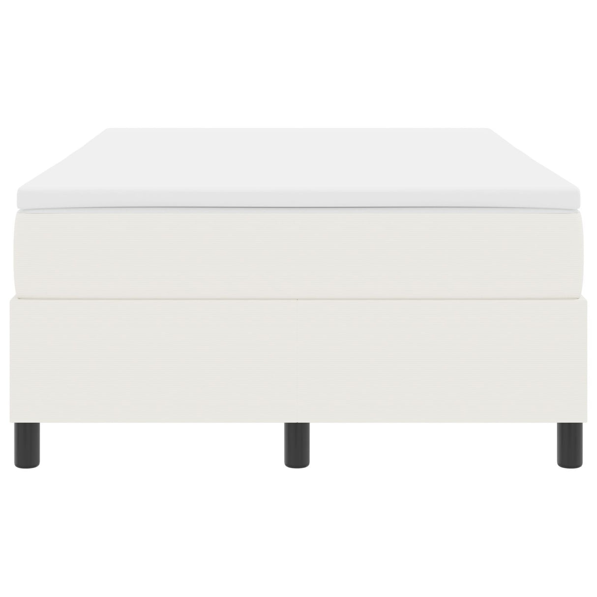 Boxspringbed met Matras Crème Klein Dubbel Corduroy Stof