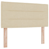 Boxspringbed met Matras Crème 80x200 cm Stof