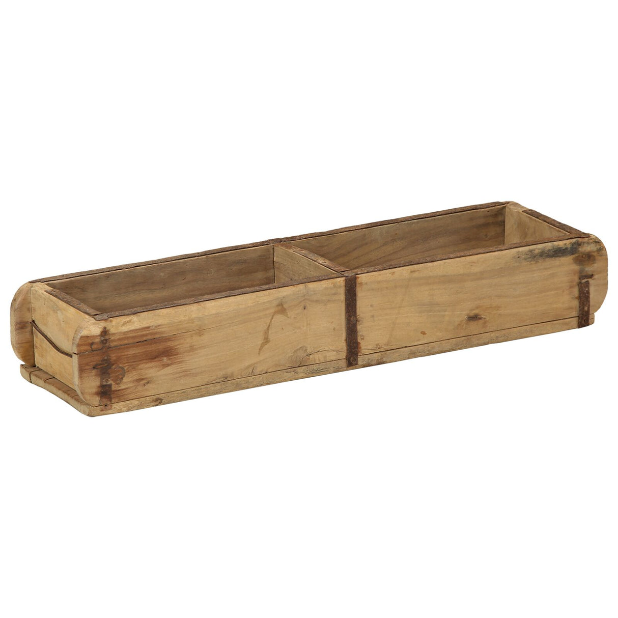 Dienblad 60,5x15x9 cm Massief Hout Hergebruikt