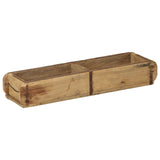 Dienblad 60,5x15x9 cm Massief Hout Hergebruikt