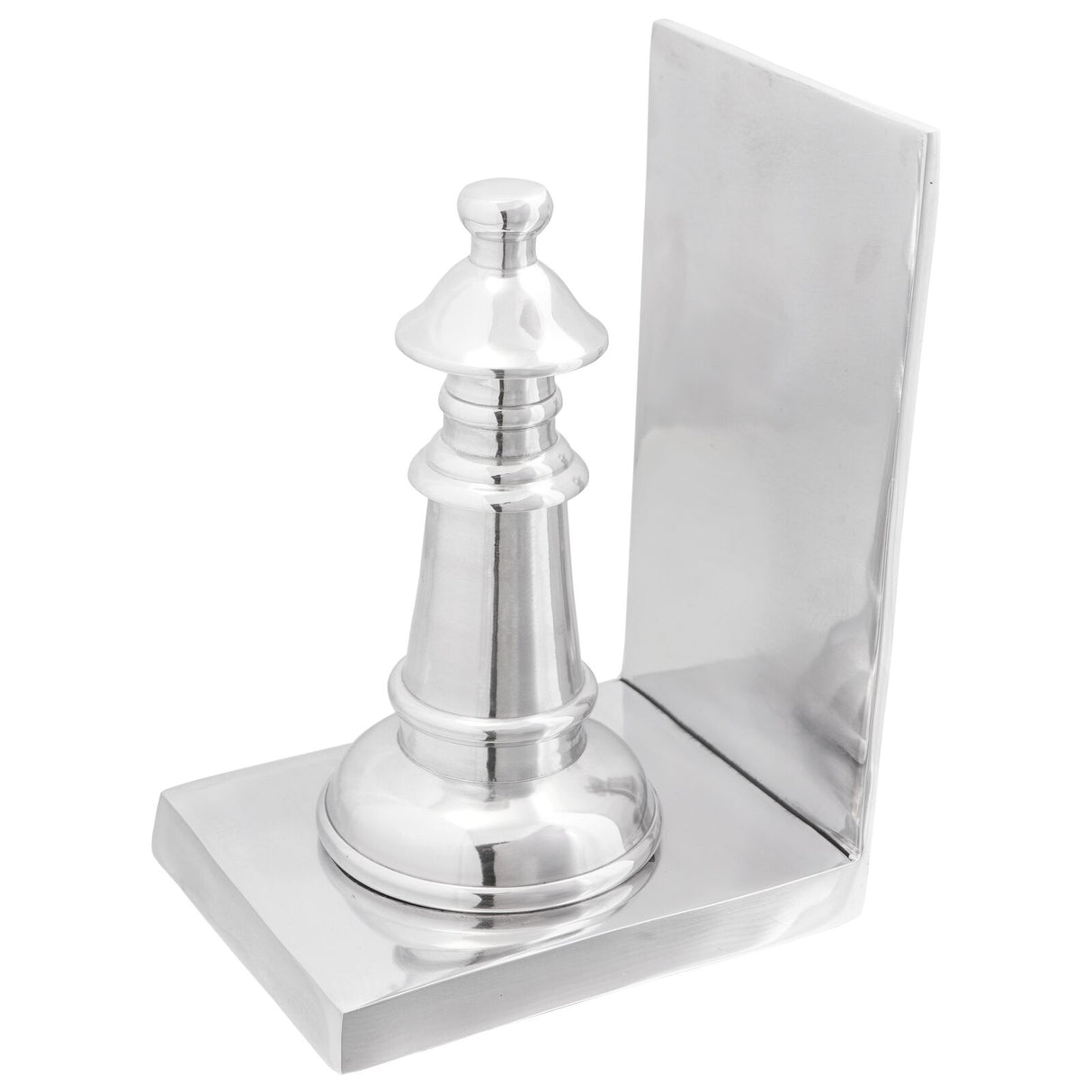 Boekensteunen 2 stuks Zilver 11x12x19,5 cm Aluminium Schaak