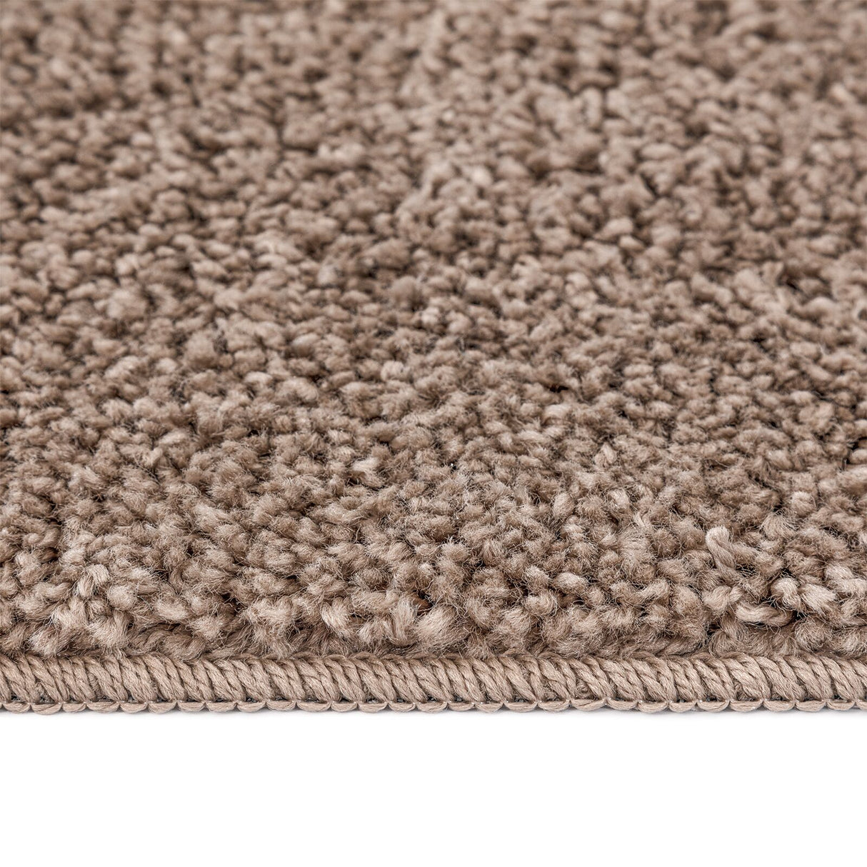 Shaggy Tapijt met Latex Achterkant Bruin 80x150 cm