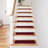 Trapmatten met latex achterkant Bordeaux 20x75 cm
